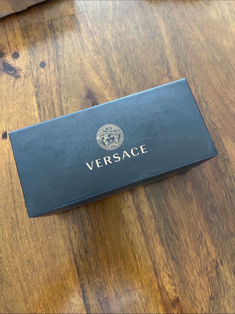 Versace Black Box with Gold Logo